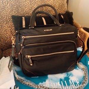 Lovely MZ Wallace briefcase tote black